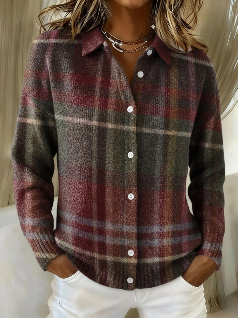 Women's Checkered Blouse