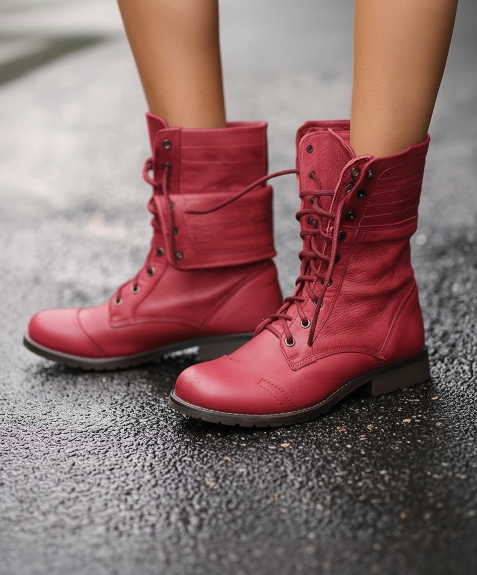 Women’s Vintage Lace-Up Boots