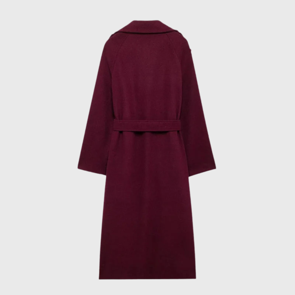 Women's Longline Wool Overcoat