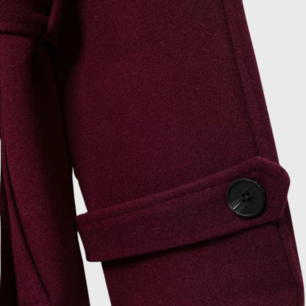 Women's Longline Wool Overcoat