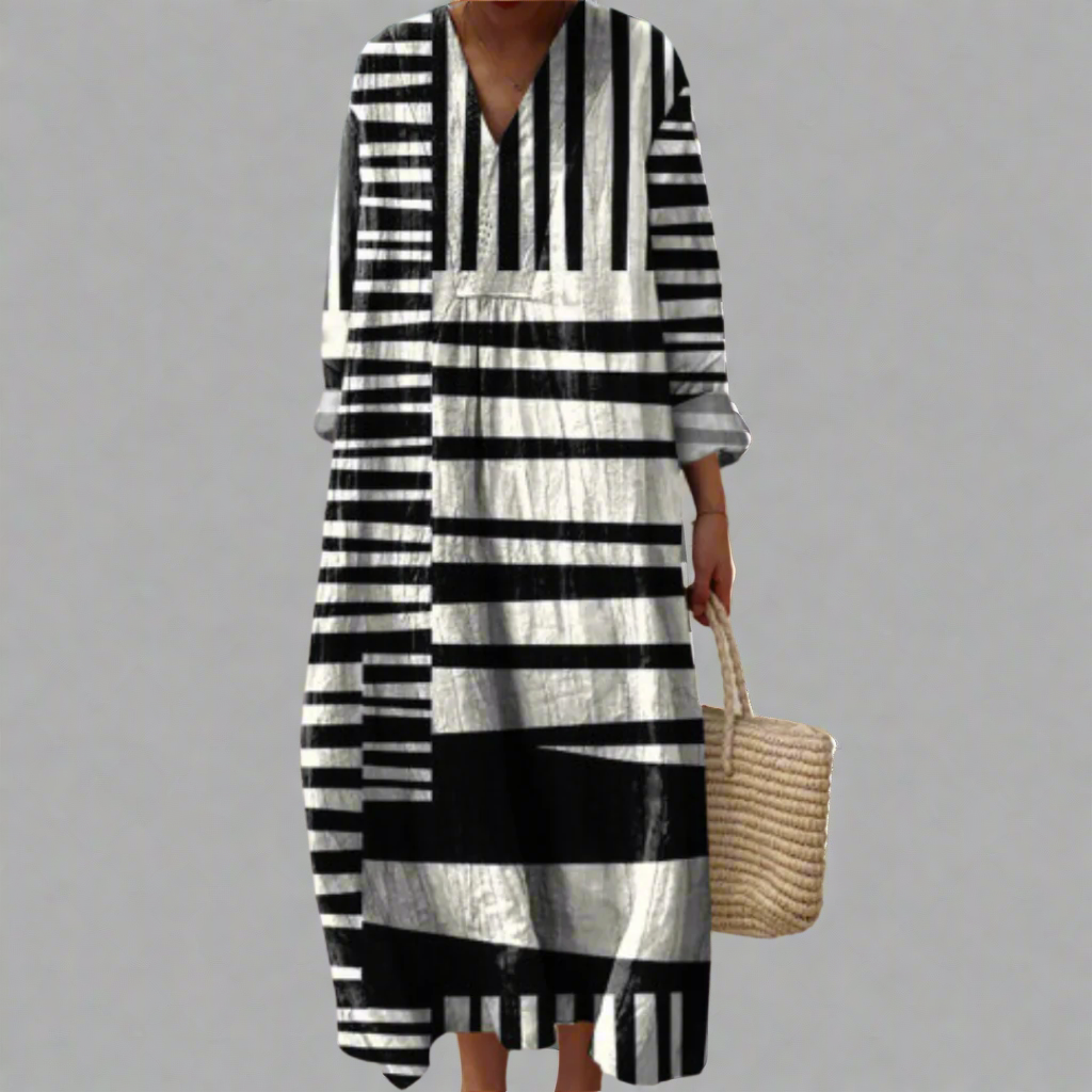 Women's Elegant Geometric Dress