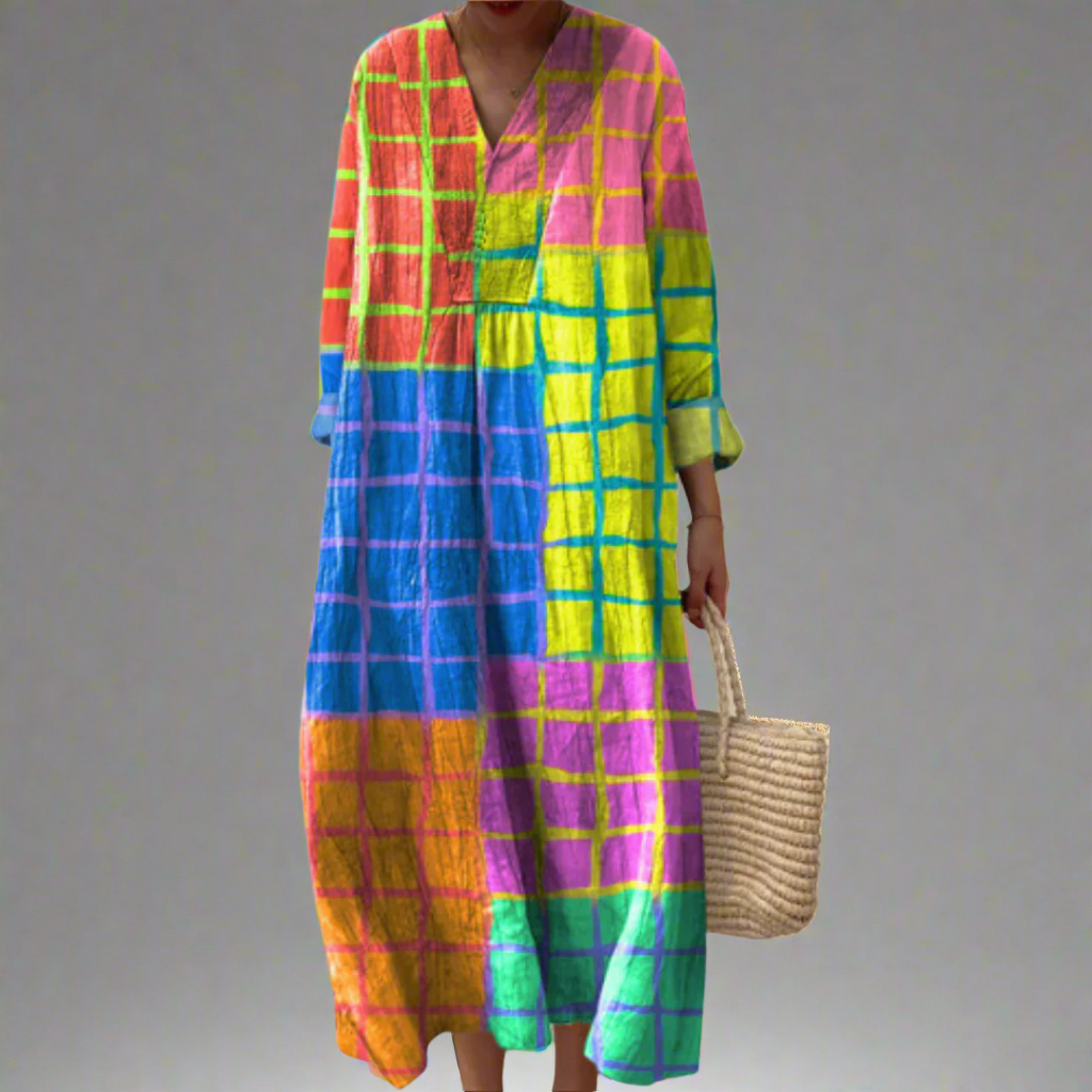Women's Elegant Geometric Dress