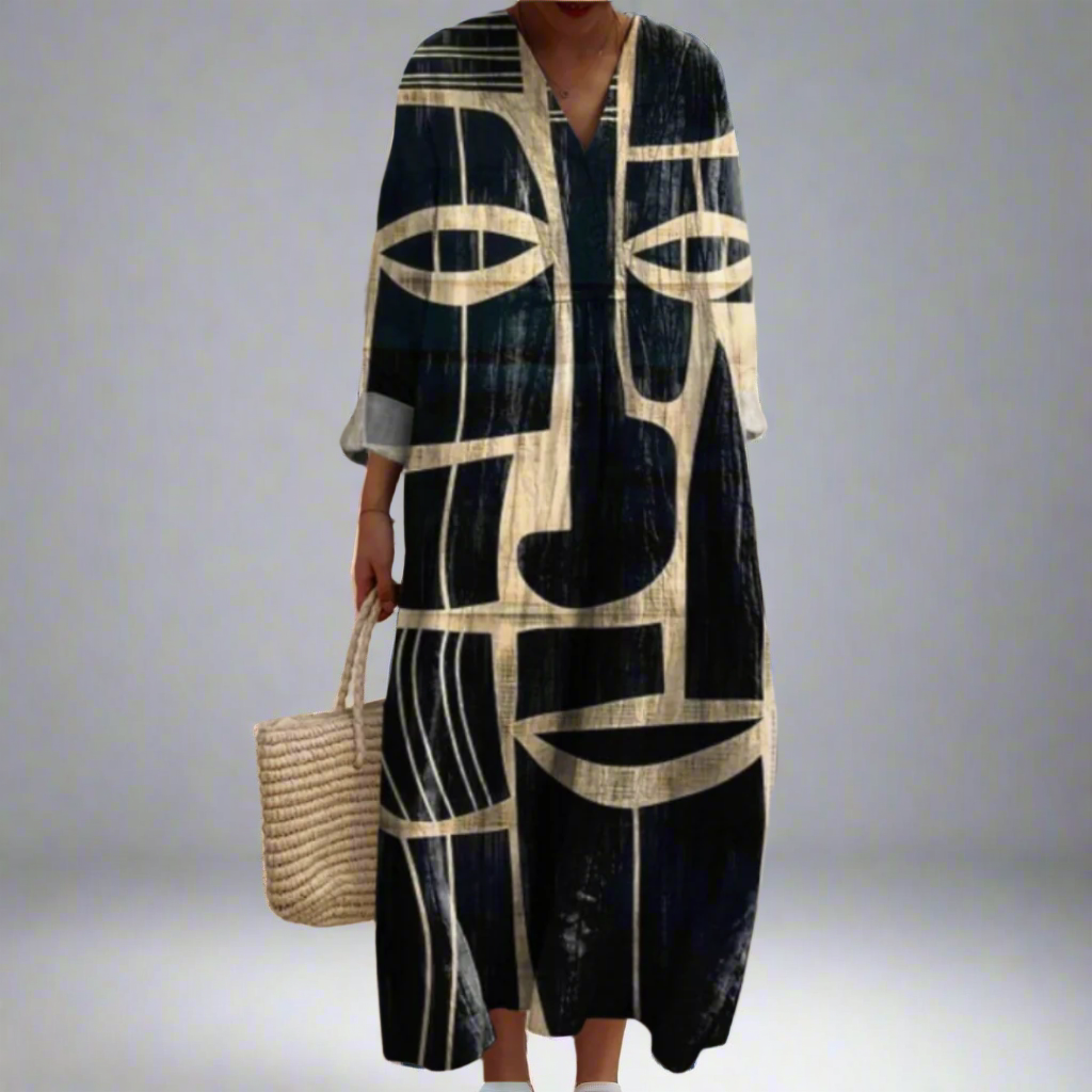 Women's Elegant Geometric Dress