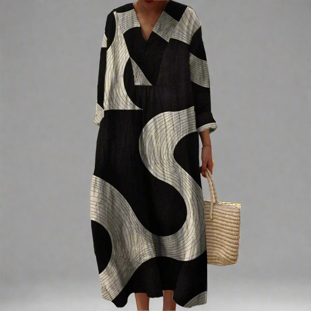 Women's Elegant Geometric Dress