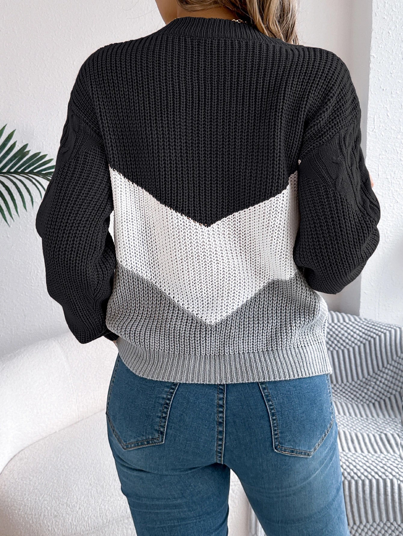Women's Chevron Stitch Pullover
