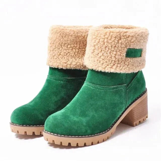 Women's Mid-Calf Wool Boots