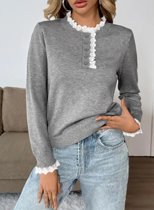 Women's Elegant Retro Sweater