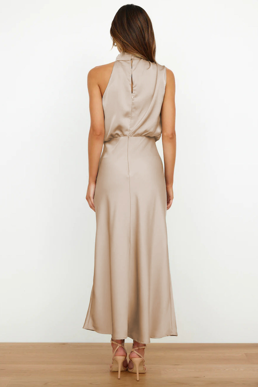 Women's Elegant Halter Evening Dress