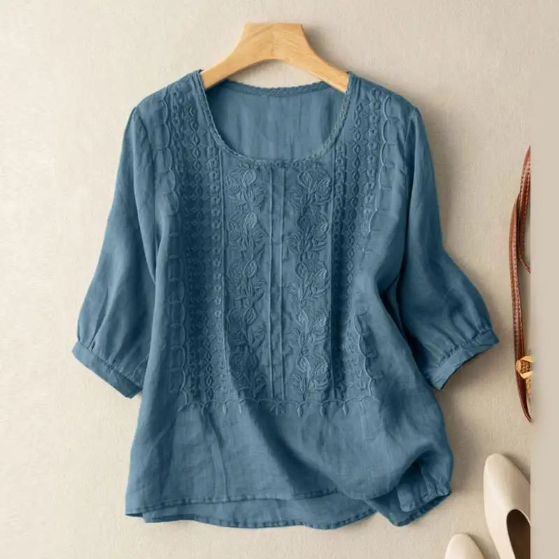 Women's Floral Relaxed Blouse