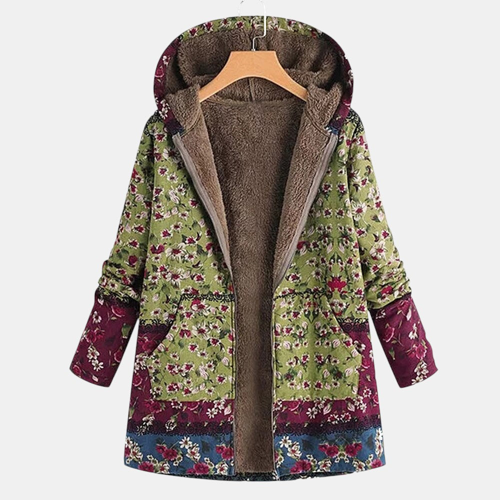 Women's Cottagecore Floral Coat