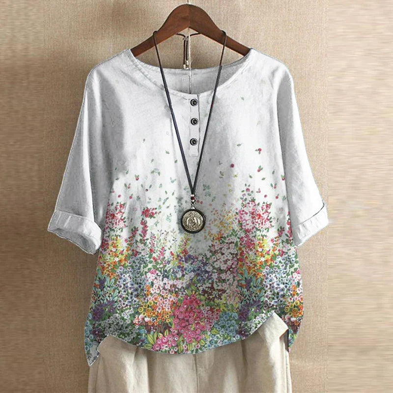 Women's Retro-Inspired Blouse