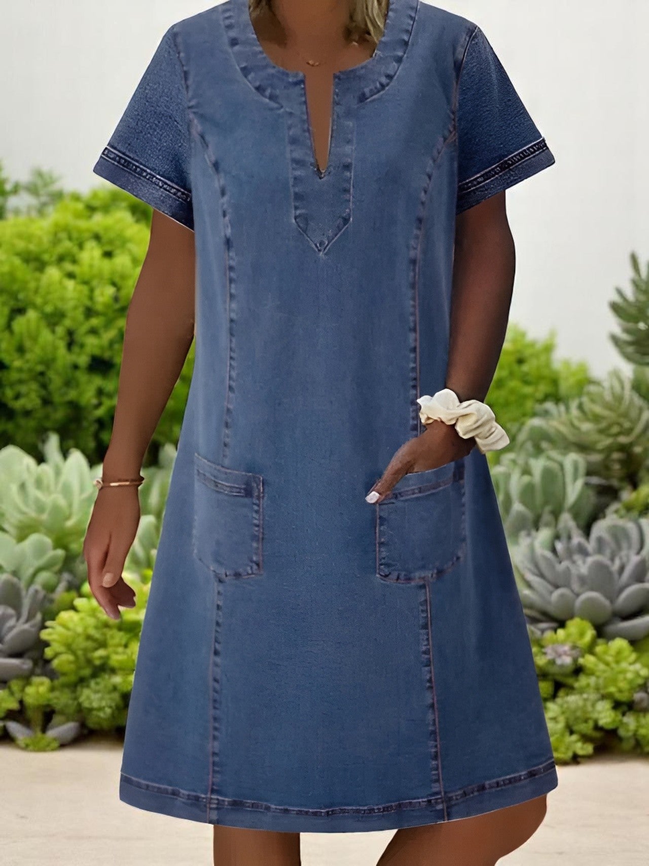 Women's Soft Denim Dress