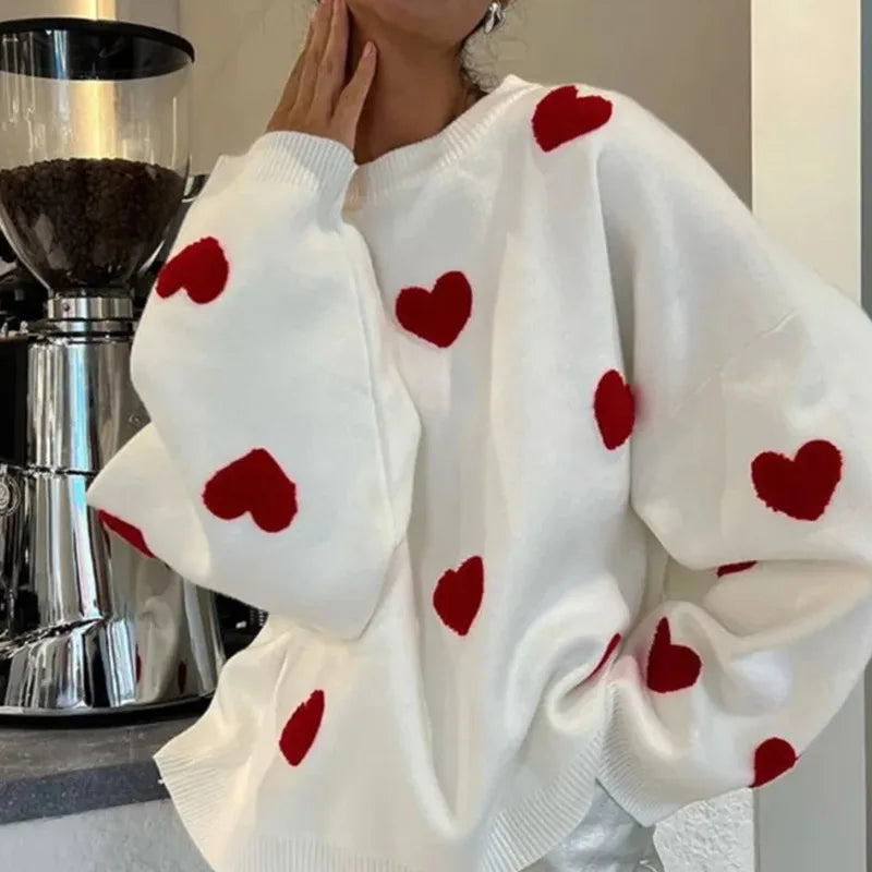 Women's Hearts Sweater