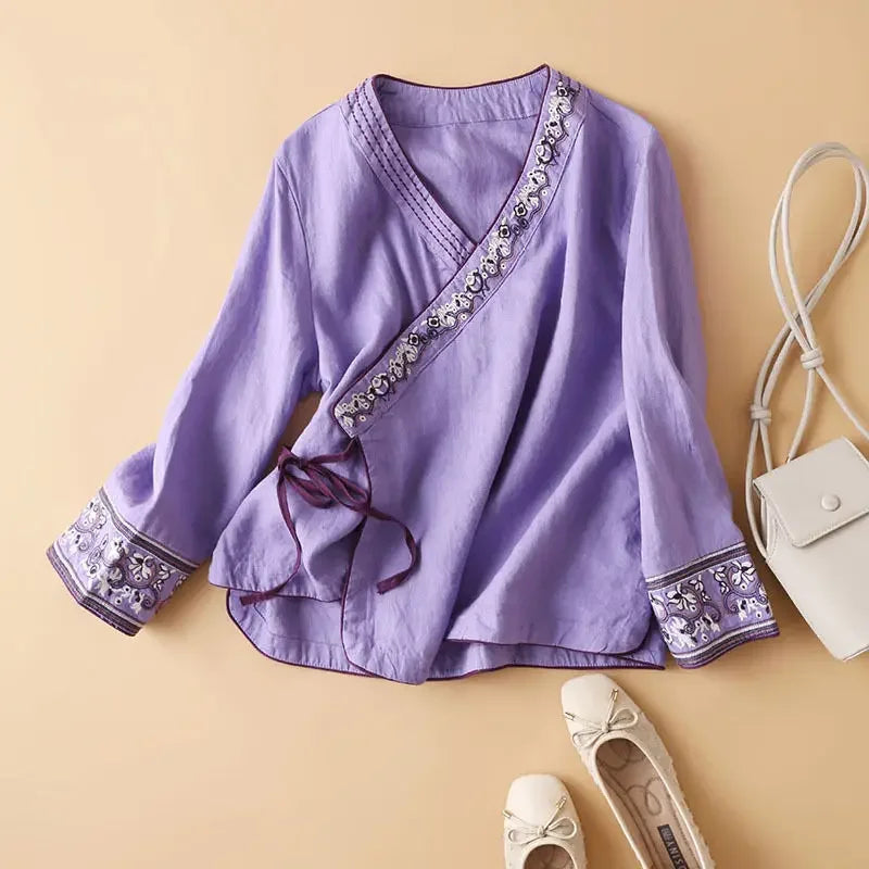 Women's Relaxed Pattern Breeze Blouse