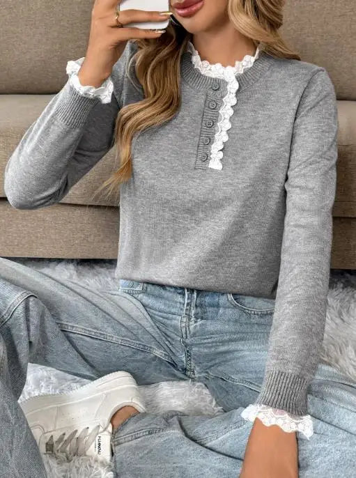 Women's Elegant Retro Sweater