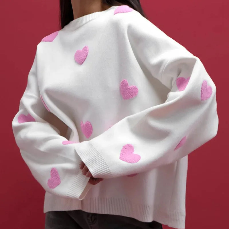 Women's Hearts Sweater