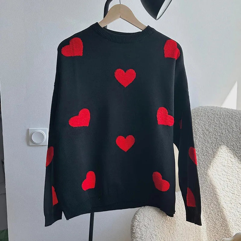 Women's Hearts Sweater