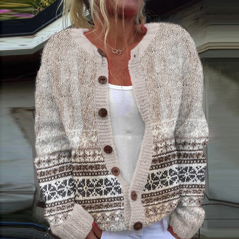 Women's Loose fitting cardigan
