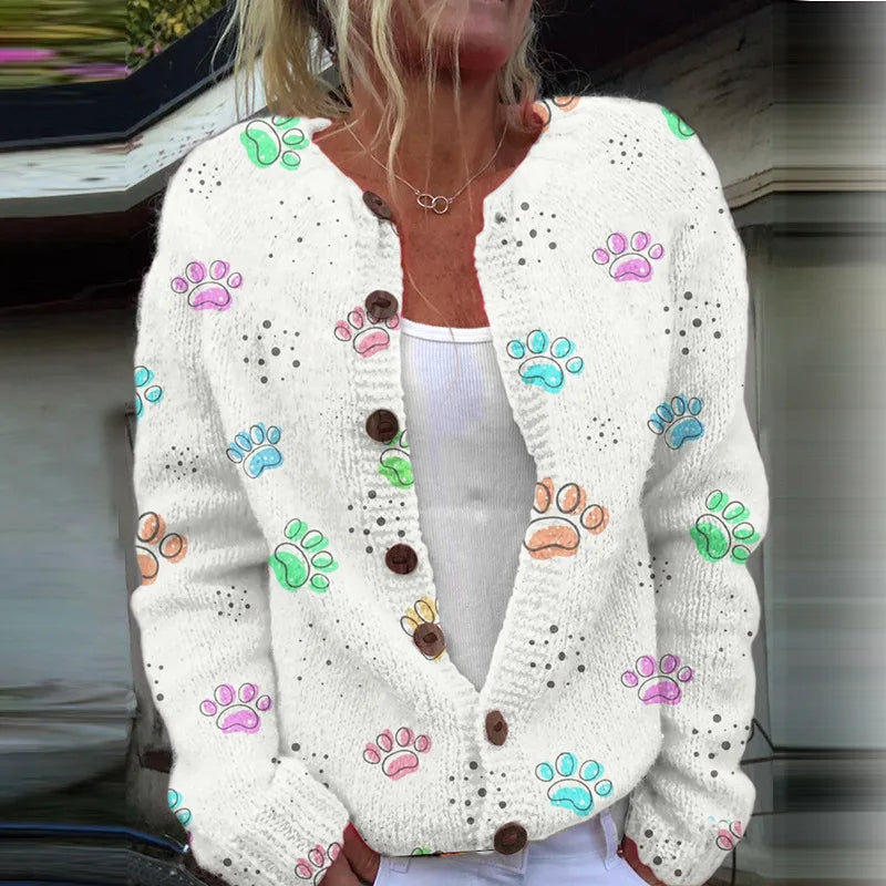 Women's Loose fitting cardigan