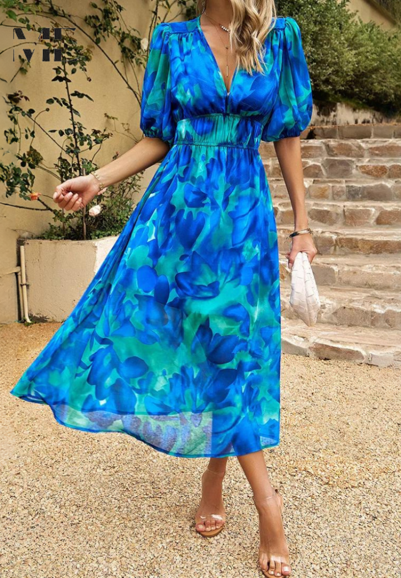Women's Elegant Floral Dress