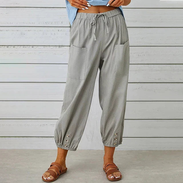 Women's High Waist Relaxed Pants