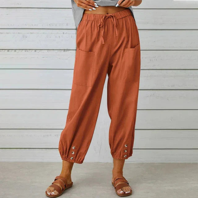 Women's High Waist Relaxed Pants