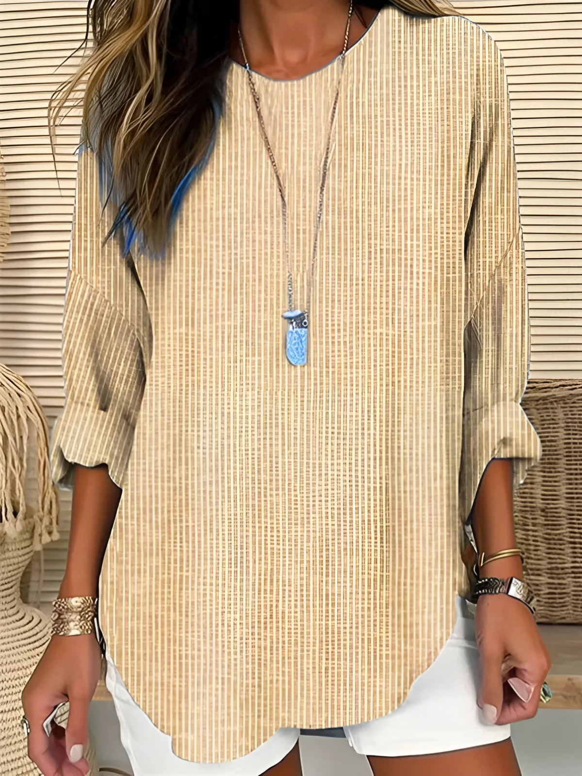 Women's Trendy Striped Blouse