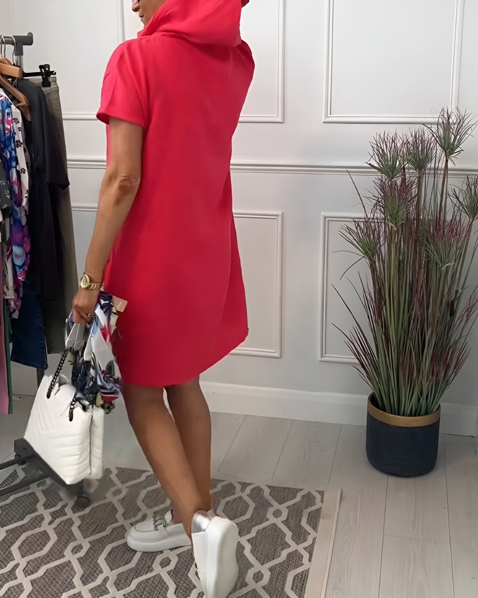 Women's Relaxed Hoodie Dress