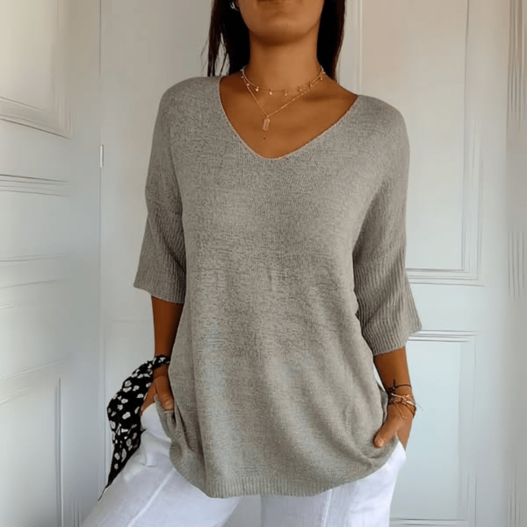 Women's V-Neck Top