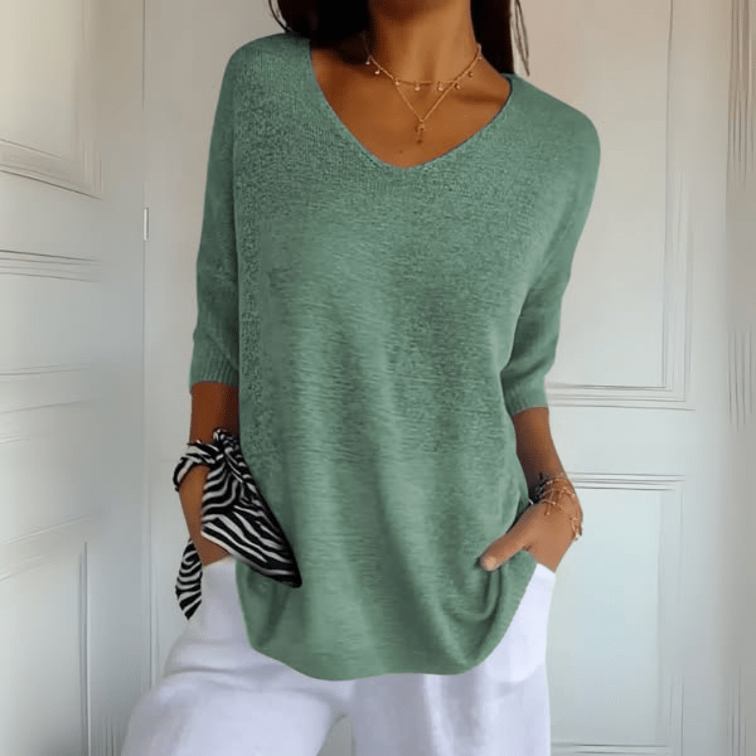 Women's V-Neck Top