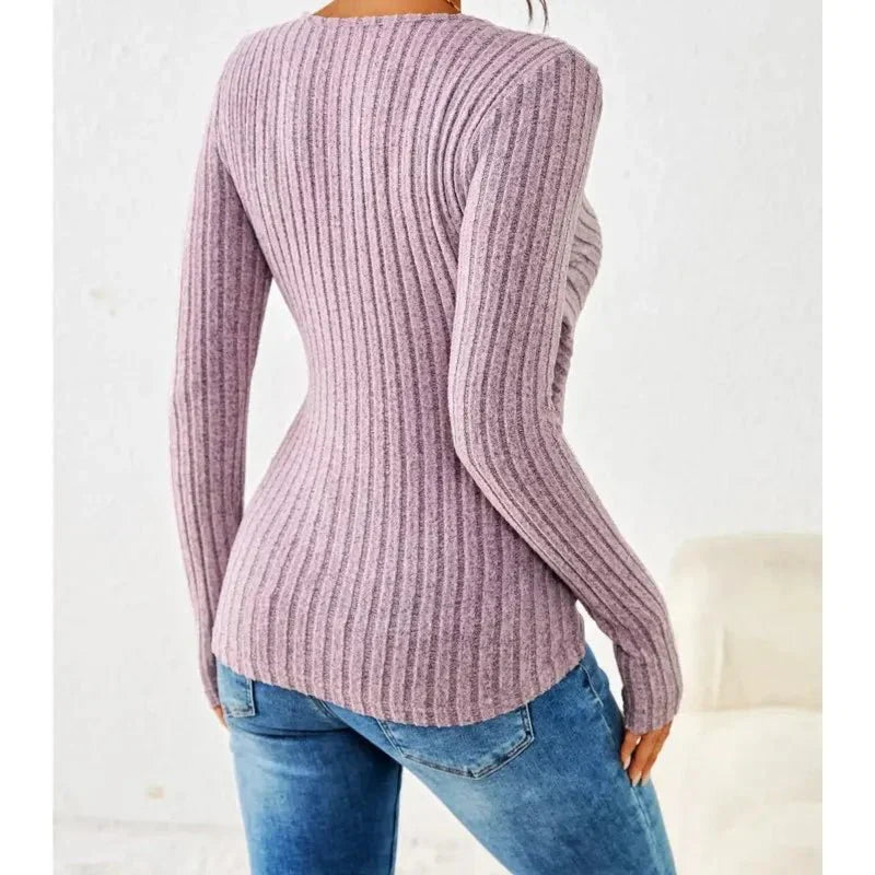Women's Tummy Tucking Long Sleeve Top