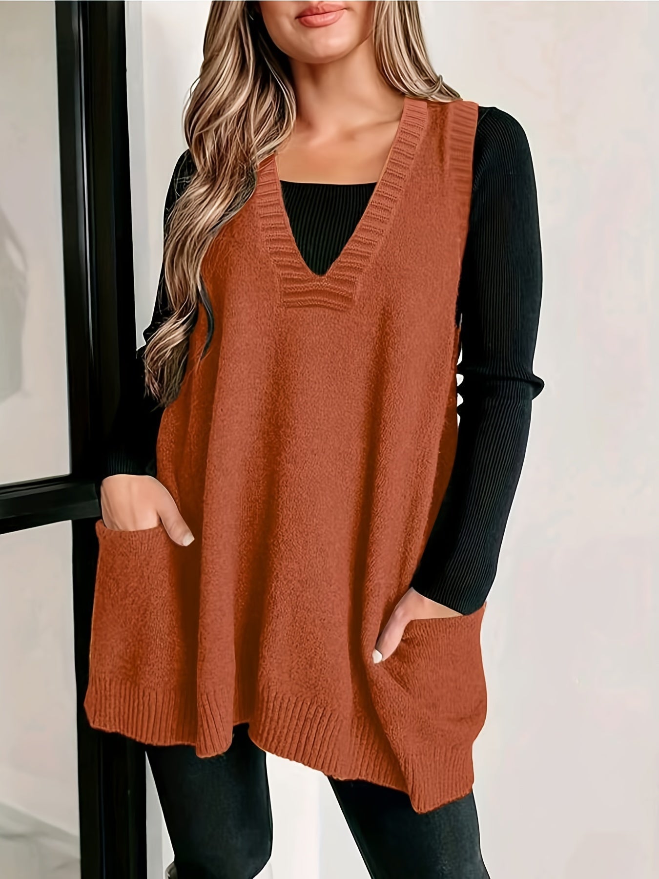 Women's Casual V-Neck Vest