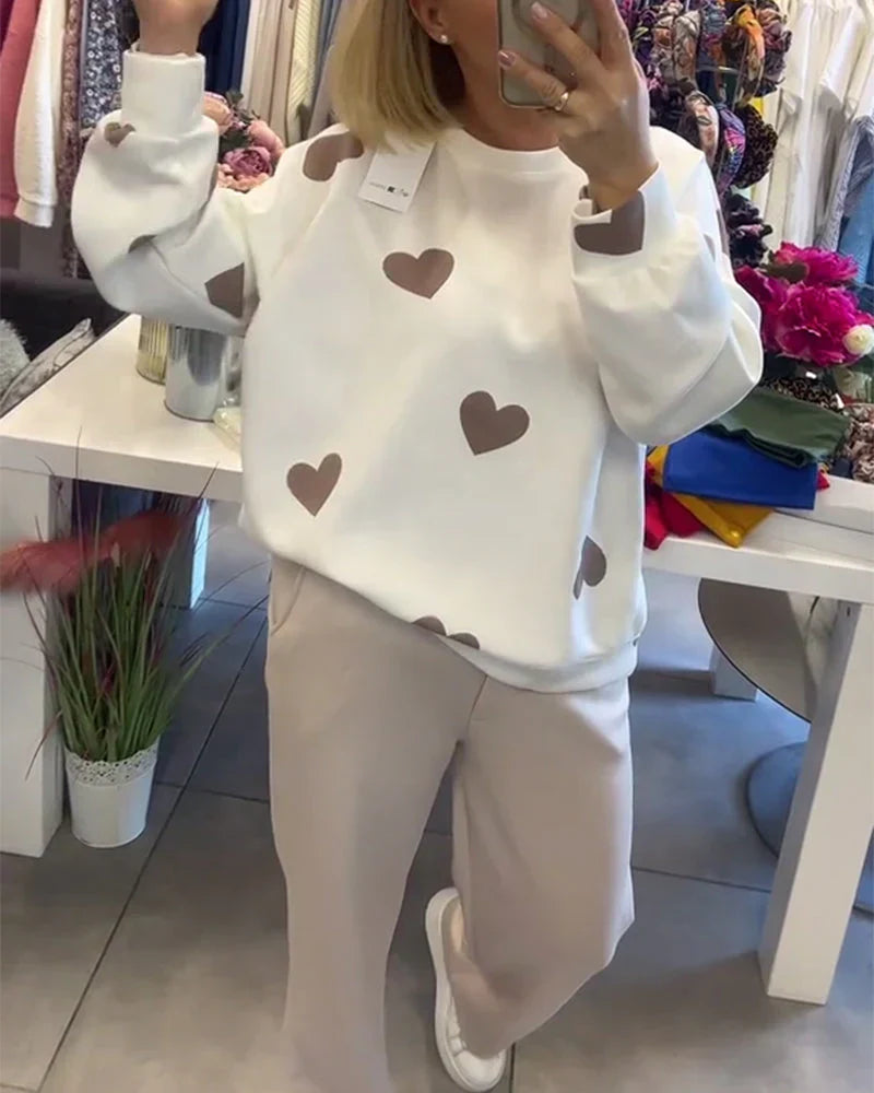 Women's Hearts Sweater