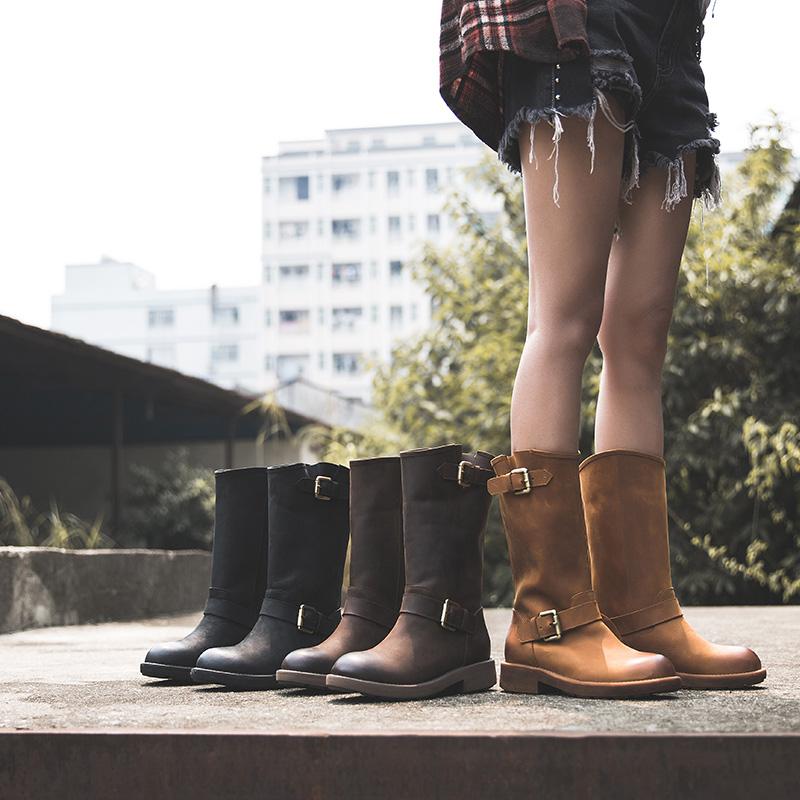 Women's Buckle Boots – Bold Style, Effortless Comfort