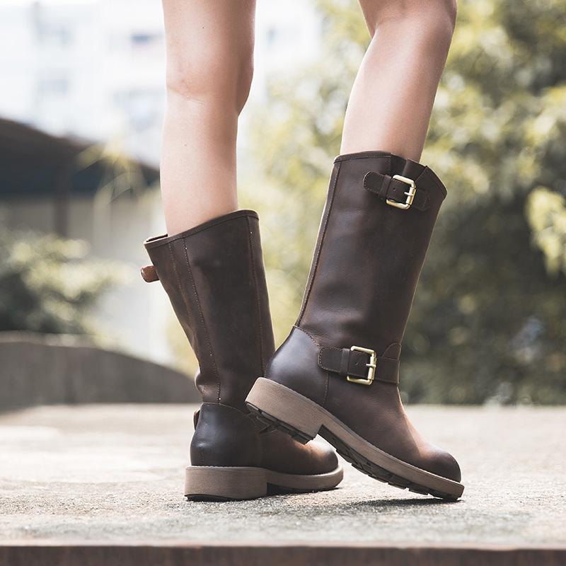 Women's Buckle Boots – Bold Style, Effortless Comfort