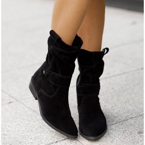 Women's Elegant Ankle Boots with Zipper Closure