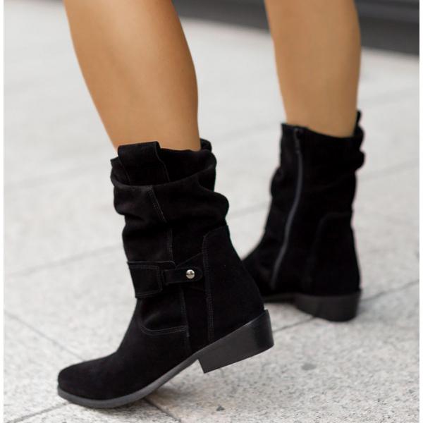 Women's Elegant Ankle Boots with Zipper Closure