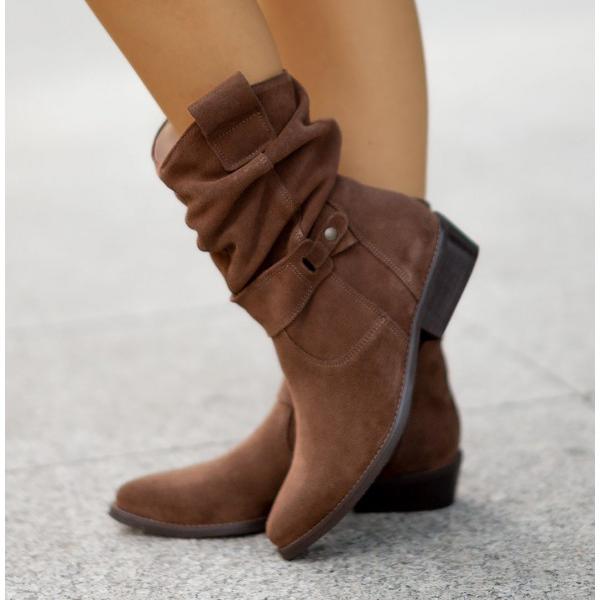 Women's Elegant Ankle Boots with Zipper Closure