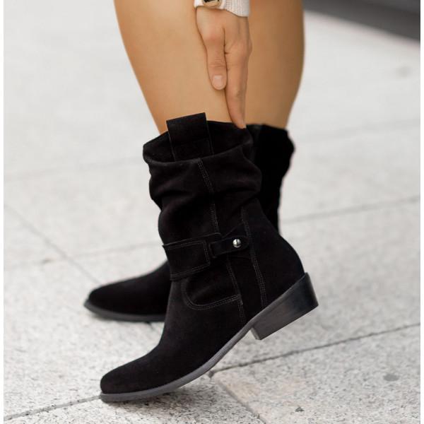 Women's Elegant Ankle Boots with Zipper Closure