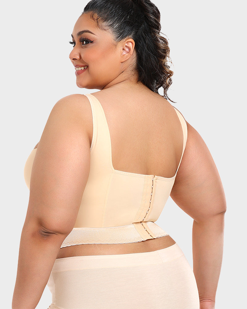 Women's Built-In Shapewear Longline Push-Up Bra