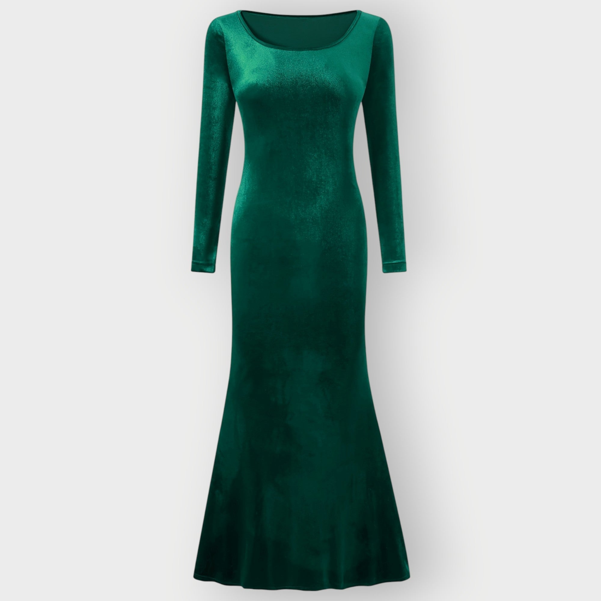 Women's Luxe Evening Velvet Gown