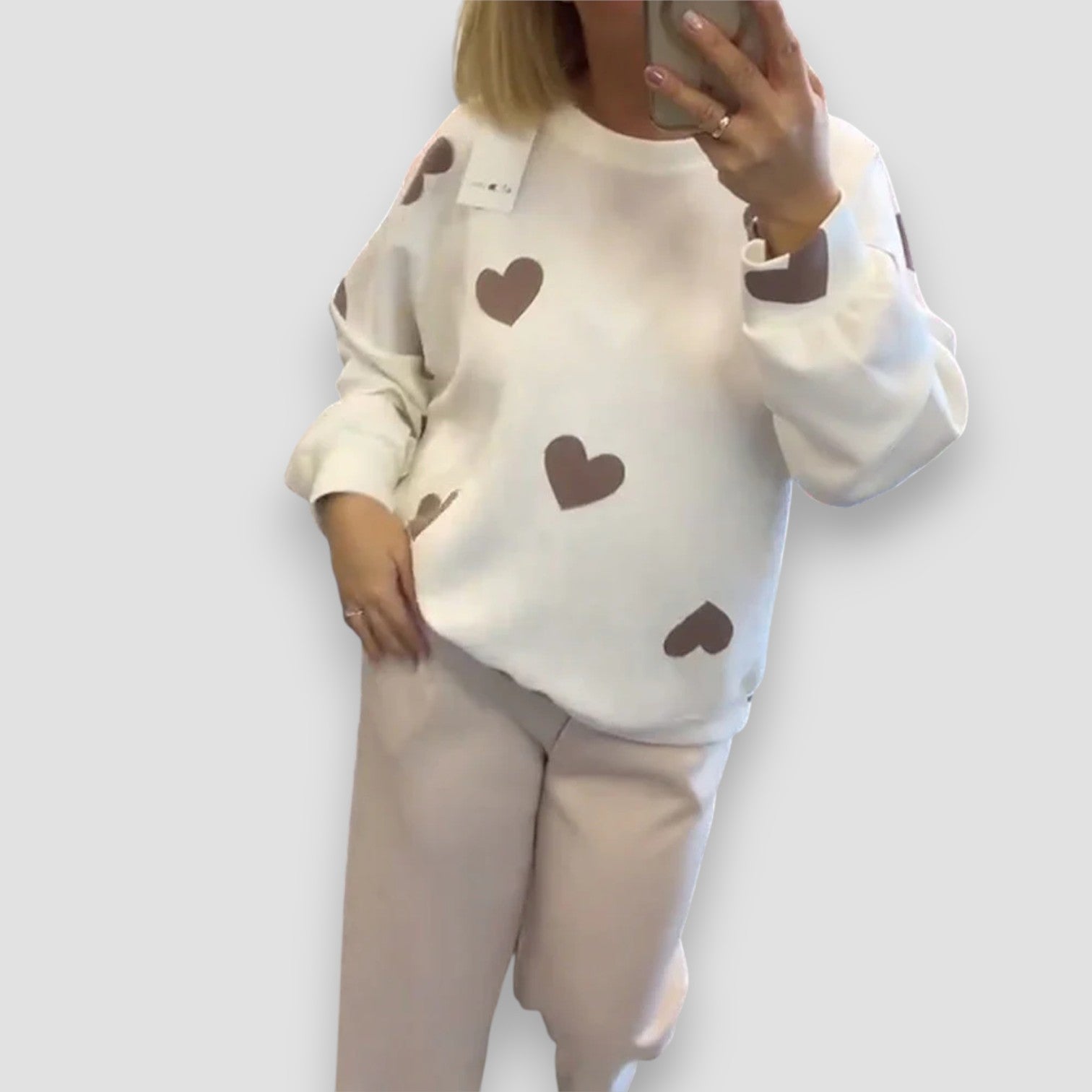 Women's Hearts Sweater