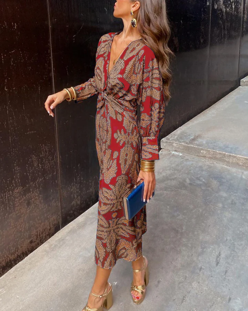Women’s Long Sleeve Maxi Dress