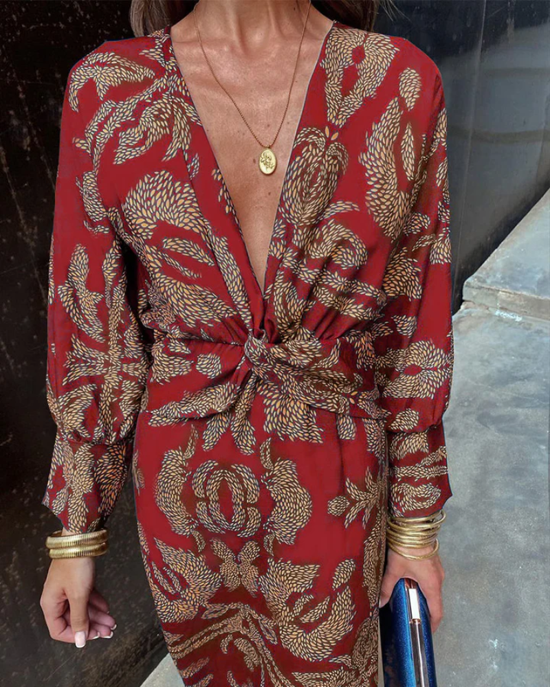 Women’s Long Sleeve Maxi Dress