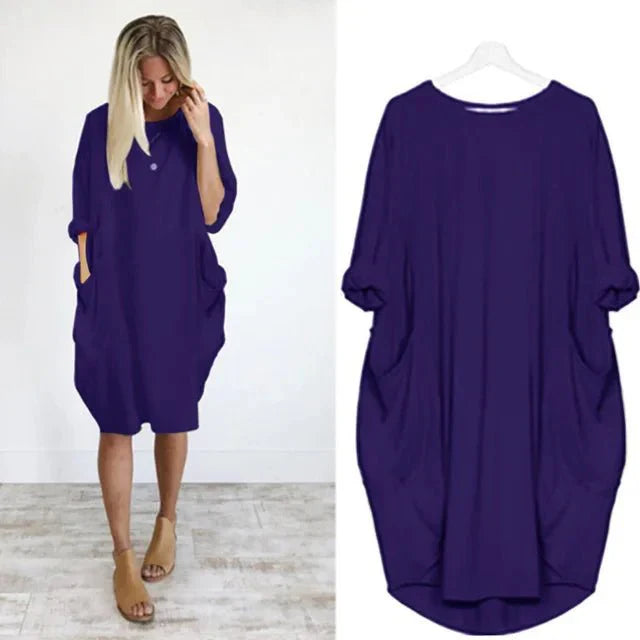 Women's Elegant Pocket Dress
