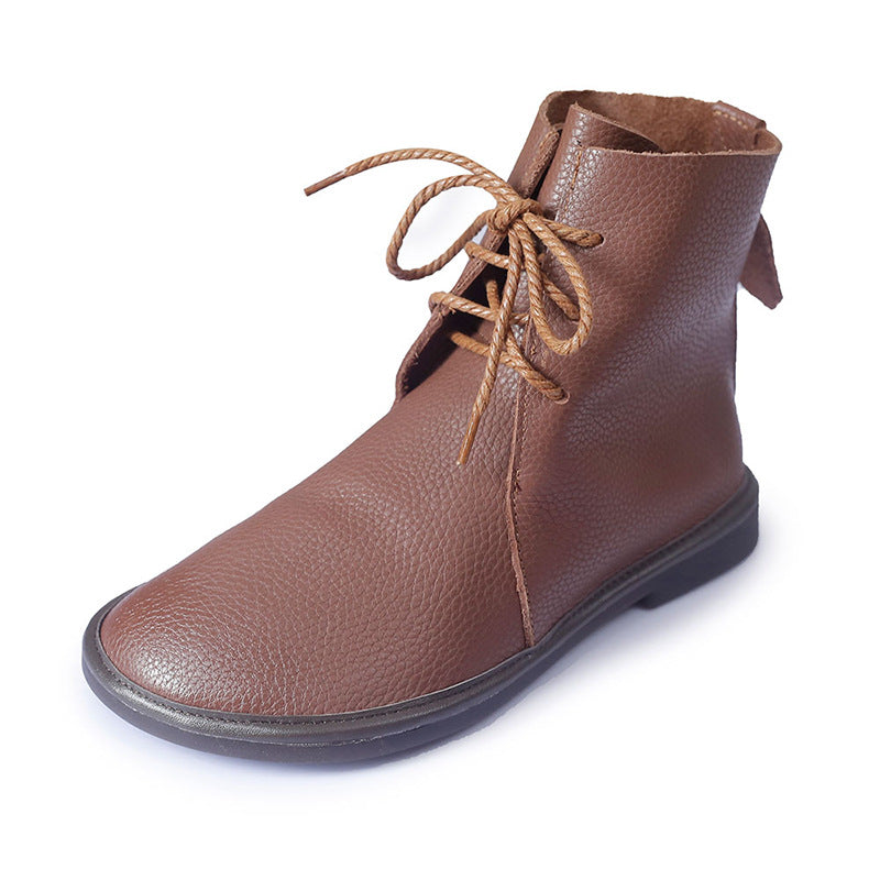 Women's Lace Boots – Classic Warmth with Everyday Ease