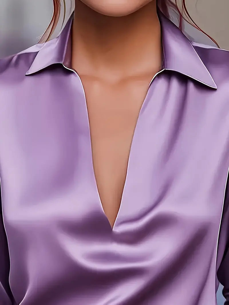 Women's Premium V-Neck Blouse