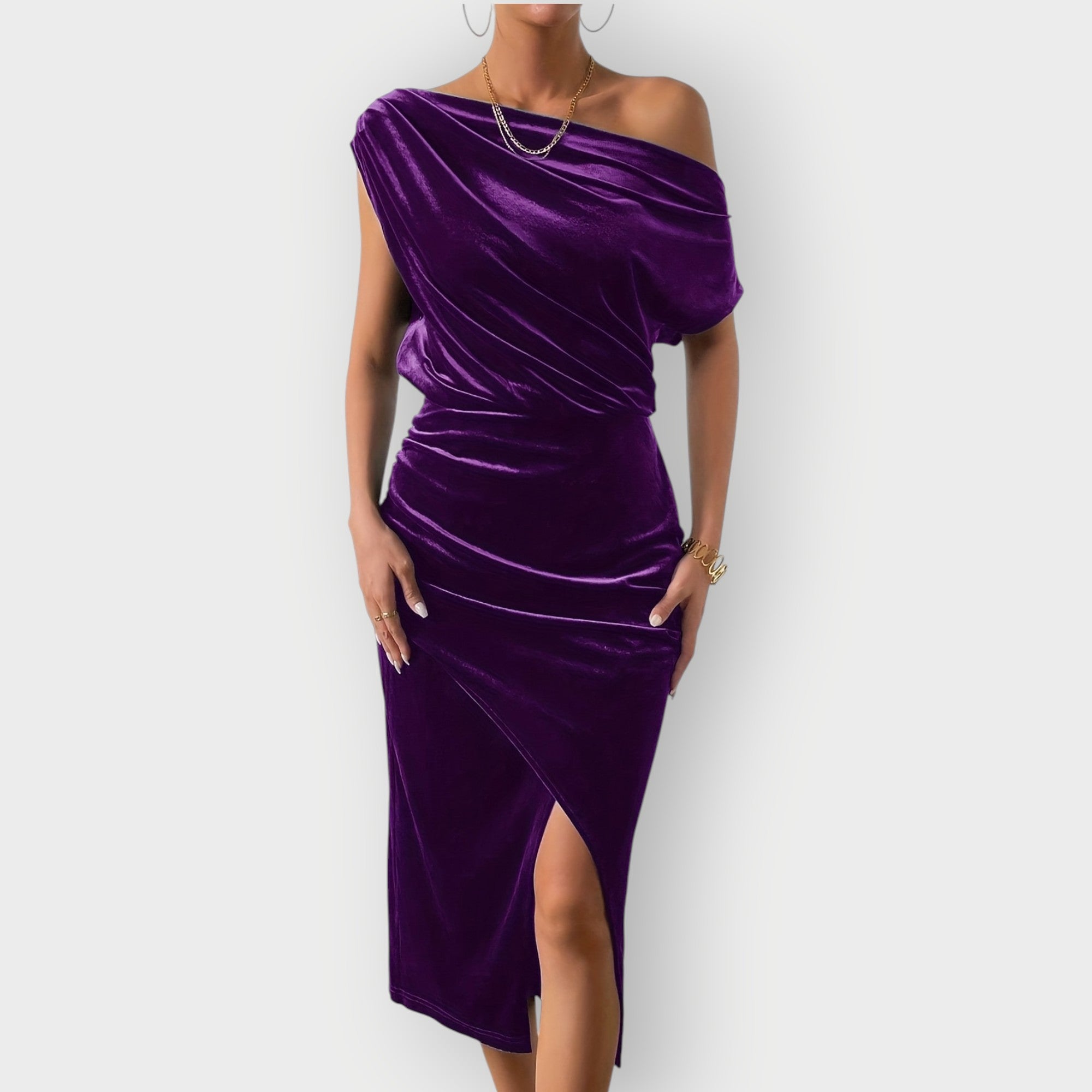 Women's Off-Shoulder Midi Dress