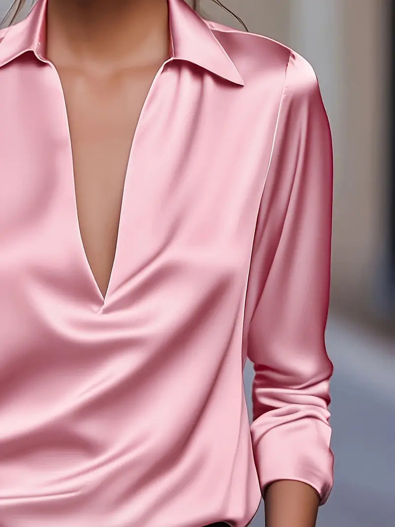 Women's Premium V-Neck Blouse