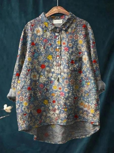 Women's Floral Blouse